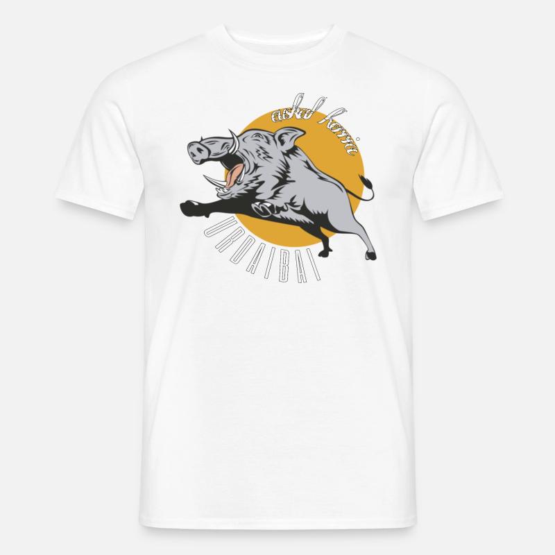 Urdaibai - T-shirt herr - vit