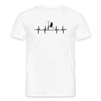 Eulen Eulenflügel Eulenflug Schuhuen Wald Eule - Männer T-Shirt - Weiß - Vorne - AI Model Male 178 dark (178cm)