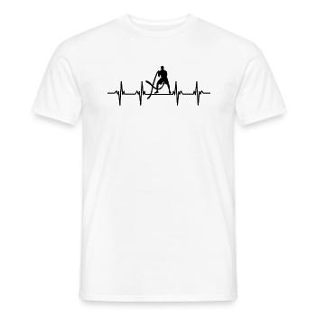 Musculation Gym fitness sport Entraînement - T-shirt homme - blanc - Devant - AI Model Male 178 dark (178cm)