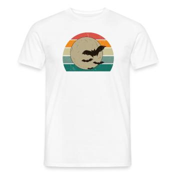 Chauves-souris Bat Bat Protection Cave - T-shirt homme - blanc - Devant - AI Model Male 178 dark (178cm)