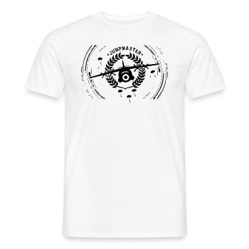 Avion Jumpmaster parachutiste - T-shirt homme - blanc - Devant - AI Model Male 178 dark (178cm)