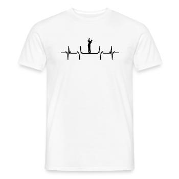 Golfer Golferin Golfspieler Golfspielerin Golf - Männer T-Shirt - Weiß - Vorne - AI Model Male 178 dark (178cm)