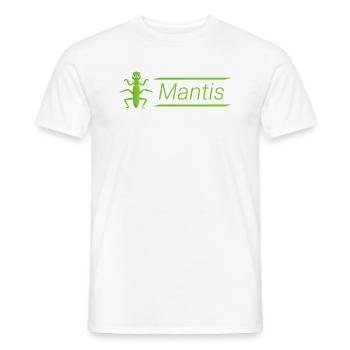 Insects Mantis mantis green Praying mantis - Men's T-Shirt - white - Front - AI Model Male 178 dark (178cm)