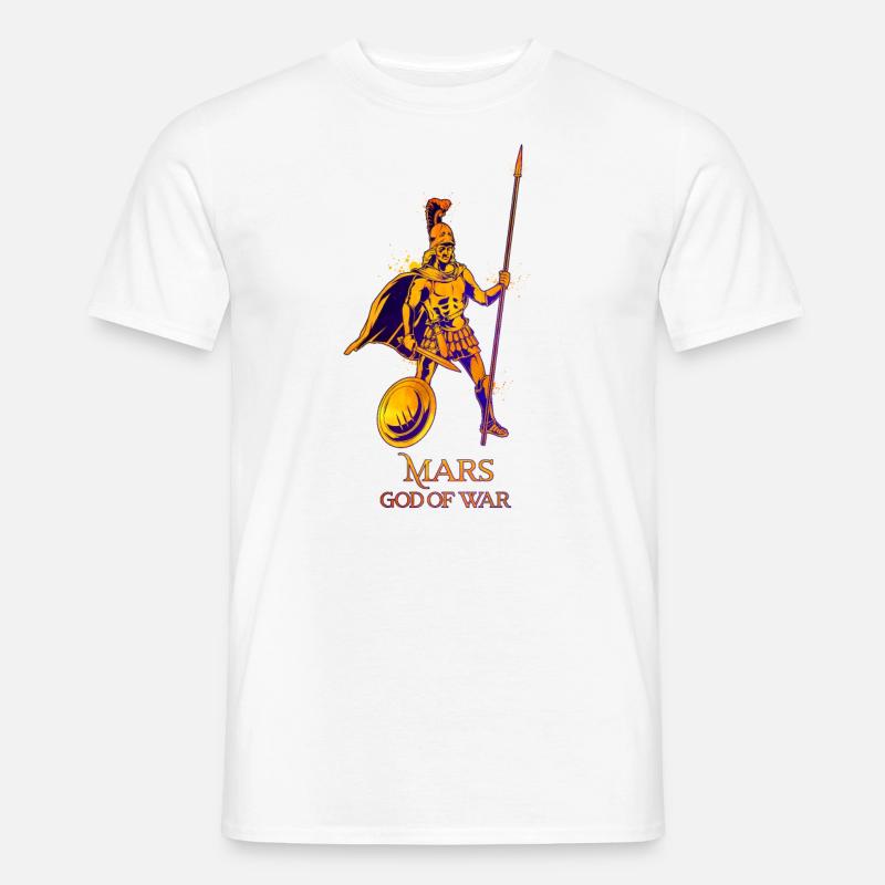 Gott des Krieges - Mars - Männer T-Shirt - Weiß