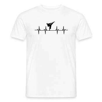Kampfsportler Kampfsport Judo Aikido Karate Boxen - Männer T-Shirt - Weiß - Vorne - AI Model Male 178 dark (178cm)