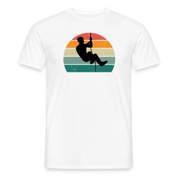 Kletterer Klettererin Bouldern Boulderin Klettern - Männer T-Shirt - Weiß - Vorne - AI Model Male 178 dark (178cm)