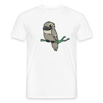 Kawaii Eulenschwalm - Men's T-Shirt - white - Front - AI Model Male 178 dark (178cm)