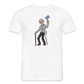 Alter Schwede - Männer T-Shirt - Weiß - Vorne - AI Model Male 178 dark (178cm)