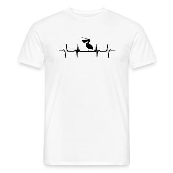 Pelikane großer Schnabel Vogel Fliegen Pelikan - Männer T-Shirt - Weiß - Vorne - AI Model Male 178 dark (178cm)