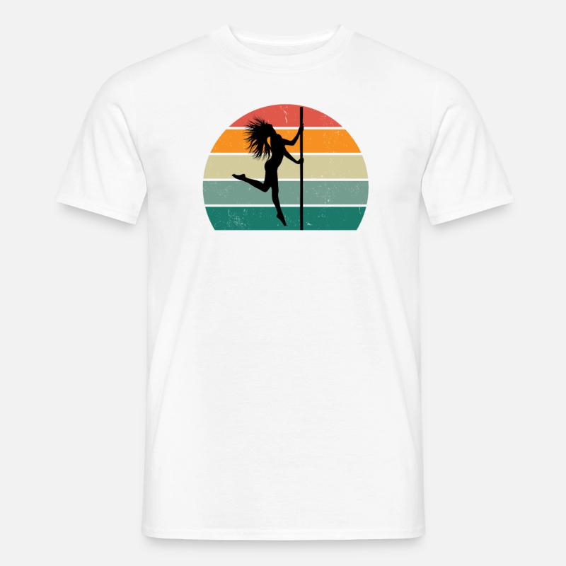 Pole Dancer Pole Dance Pole Dance - T-shirt homme - blanc