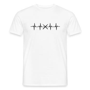 Drummer Drum Drummer Drummer Drums - Men's T-Shirt - white - Front - AI Model Male 178 dark (178cm)