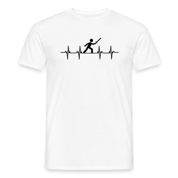 Sword Fighting Sword Blade Lance Sabre Dagger - T-shirt homme - blanc - Devant - AI Model Male 178 dark (178cm)