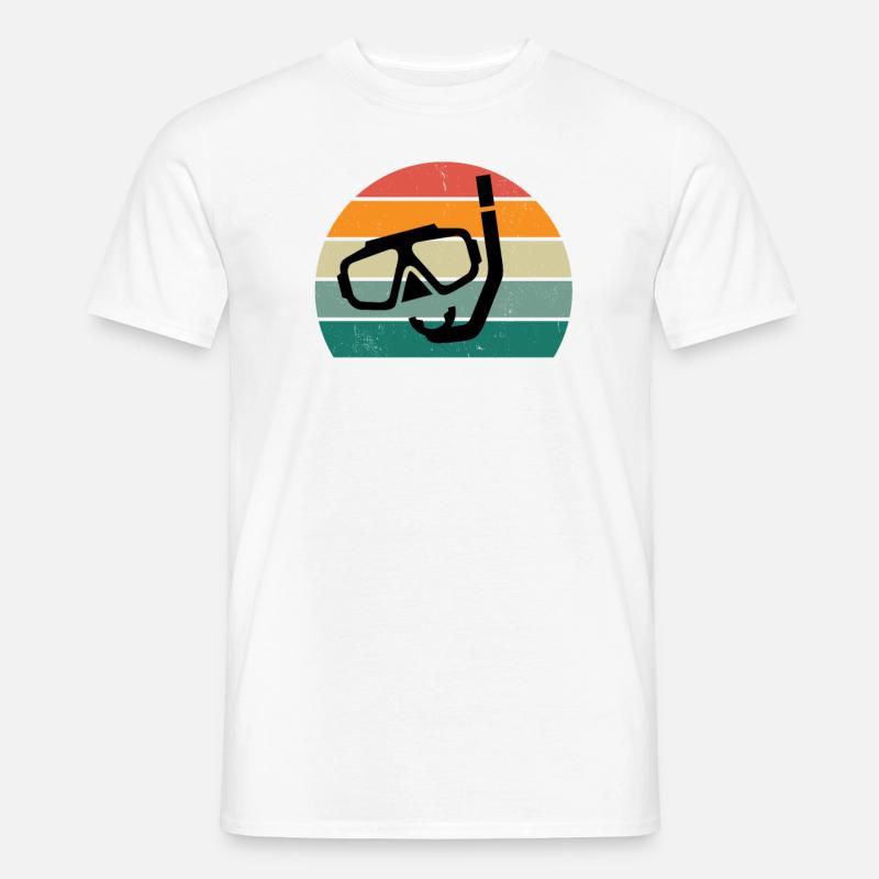 plongeur plongeur plongée plongée oxygène plongée - T-shirt homme - blanc
