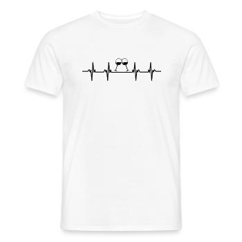 weine weintrinker weintrinkerin weinliebhaber wein - Männer T-Shirt - Weiß - Vorne - AI Model Male 178 dark (178cm)