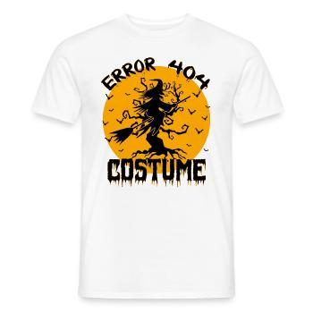 cadeau Halloween humour | error 404 Halloween - T-shirt homme - blanc - Devant - AI Model Male 178 dark (178cm)