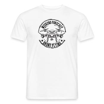 Drone Pilot - Men's T-Shirt - white - Front - AI Model Male 178 dark (178cm)