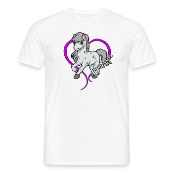 Horse lovers - Appaloosa - Men's T-Shirt - white - Front - AI Model Male 178 dark (178cm)