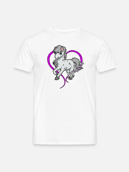 Horse lovers - Appaloosa - Men's T-Shirt - white
