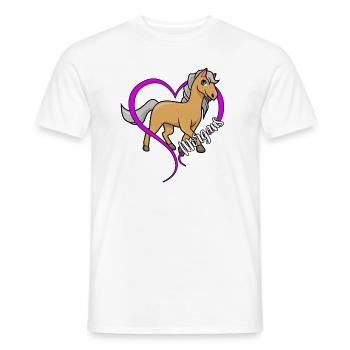 Pferdeliebhaber - Morgan - Männer T-Shirt - Weiß - Vorne - AI Model Male 178 dark (178cm)