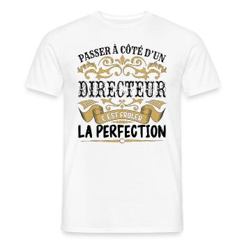 Directeur | le Meilleur cadeau Directeur - T-shirt homme - blanc - Devant - AI Model Male 178 dark (178cm)
