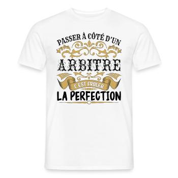 Arbitre | le Meilleur cadeau Arbitre - T-shirt homme - blanc - Devant - AI Model Male 178 dark (178cm)