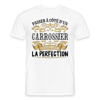 Carrossier | le Meilleur cadeau Carrossier - T-shirt homme - blanc - Devant - AI Model Male 178 dark (178cm)