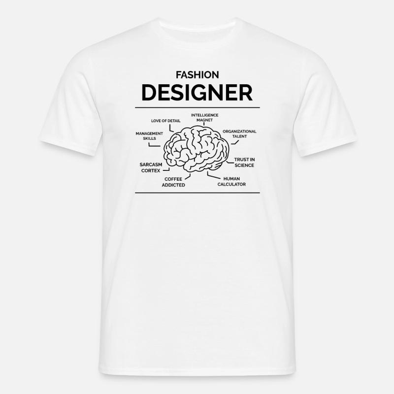 Modedesigner - Männer T-Shirt - Weiß