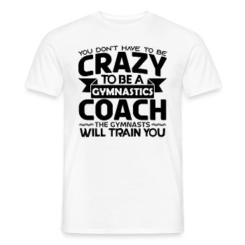 Coach Gymnastics | Cadeau coach Gymnastics !! - T-shirt homme - blanc - Devant - AI Model Male 178 dark (178cm)