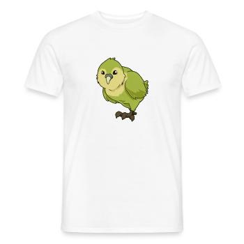 Kawaii Kakapo - Men's T-Shirt - white - Front - AI Model Male 178 dark (178cm)