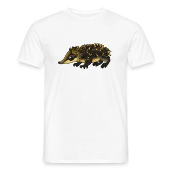 Tenrecs rayés Kawaii - T-shirt homme - blanc - Devant - AI Model Male 178 dark (178cm)
