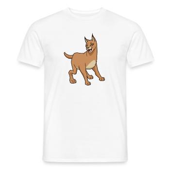 Kawaii Karakal - Männer T-Shirt - Weiß - Vorne - AI Model Male 178 dark (178cm)
