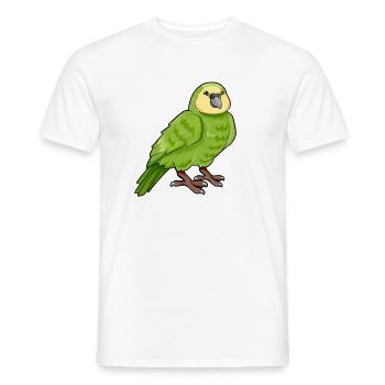 Kawaii Kakapo - Men's T-Shirt - white - Front - AI Model Male 178 dark (178cm)