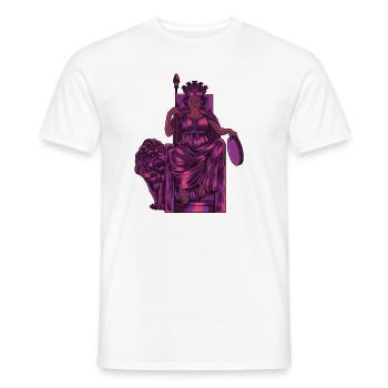 Phrygian goddess - Cybele - Men's T-Shirt - white - Front - AI Model Male 178 dark (178cm)