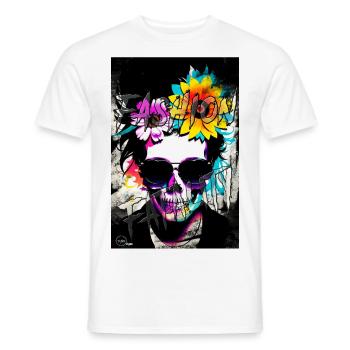 FASHION FATALITY 9 von Yume Origins - Männer T-Shirt - Weiß - Vorne - AI Model Male 178 dark (178cm)
