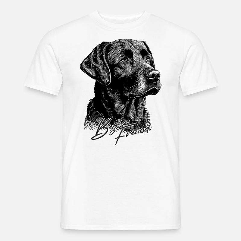 Labrador - Männer T-Shirt - Weiß