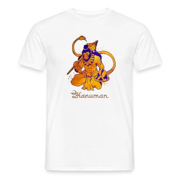 Hindu God - Lakshmi - Men's T-Shirt - white - Front - AI Model Male 178 dark (178cm)