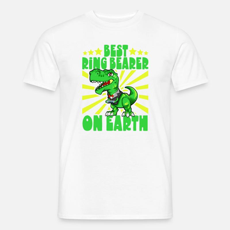 Bester Ringträger der Welt - Ringträger - Männer T-Shirt - Weiß