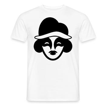 Clown - Männer T-Shirt - Weiß - Vorne - AI Model Male 178 dark (178cm)