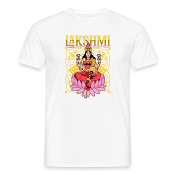 Dieu hindou - Lakshmi - T-shirt homme - blanc - Devant - AI Model Male 178 dark (178cm)