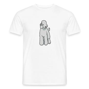 Kawaii Bedlington Terrier - T-shirt homme - blanc - Devant - AI Model Male 178 dark (178cm)