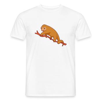 Kawaii Pygmy Antbear - Men's T-Shirt - white - Front - AI Model Male 178 dark (178cm)