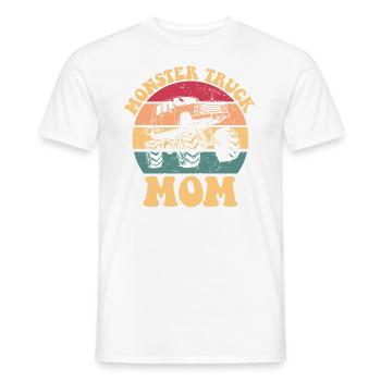 Maman Monster Truck - T-shirt homme - blanc - Devant - AI Model Male 178 dark (178cm)