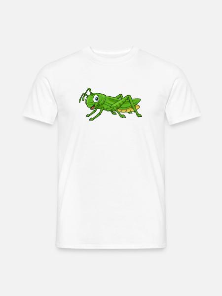 Kawaii Grashüpfer - Männer T-Shirt - Weiß