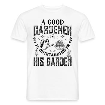 Jardiniers amateurs, jardiniers de fruits et légumes - T-shirt homme - blanc - Devant - AI Model Male 178 dark (178cm)