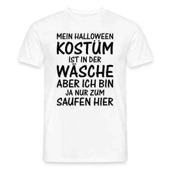 Lustig Halloween Spruch - Halloween - Männer T-Shirt - Weiß - Vorne - AI Model Male 178 dark (178cm)