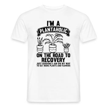 Je suis un accro de la planche sur la voie de la guérison juste un enfant - T-shirt homme - blanc - Devant - AI Model Male 178 dark (178cm)