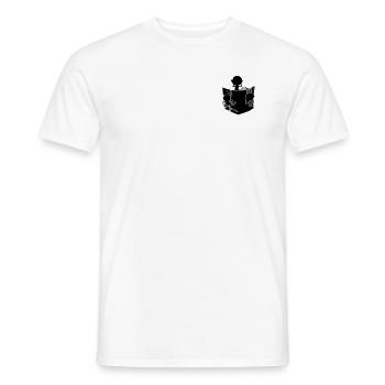 Orangutan Monkey Funny Monkeys Pocket Monkeys - Men's T-Shirt - white - Front - AI Model Male 178 dark (178cm)