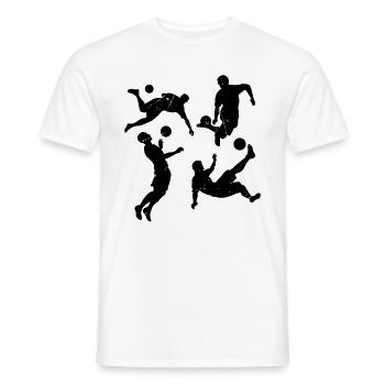 Soccer Game Soccer Sports - Soccer Players - Men's T-Shirt - white - Front - AI Model Male 178 dark (178cm)