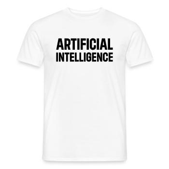 Artificial Intelligence - Ai Artificial Intelligen - Männer T-Shirt - Weiß - Vorne - AI Model Male 178 dark (178cm)
