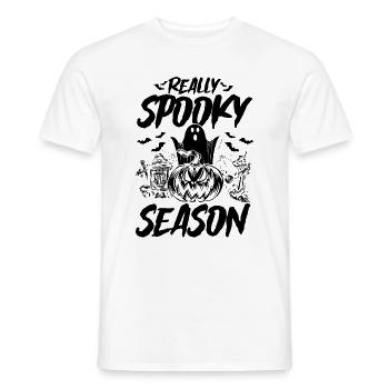 Halloween Really Spooky Season - Halloween Party - Männer T-Shirt - Weiß - Vorne - AI Model Male 178 dark (178cm)